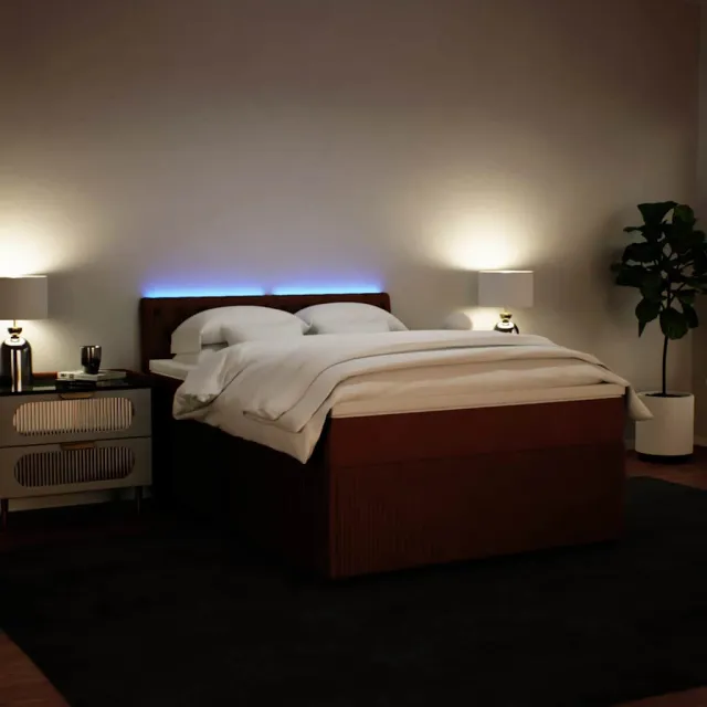 Sommier à lattes de lit avec matelas Rose 140x190 cm Velours