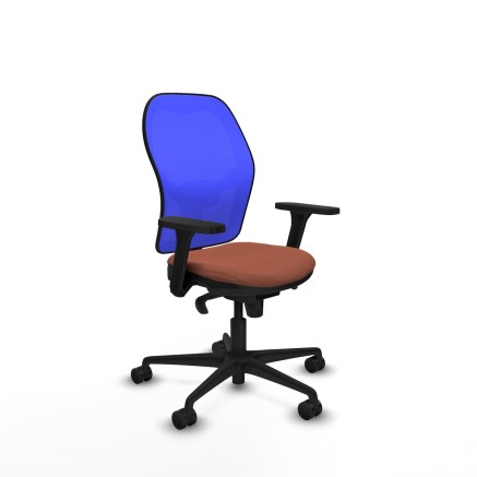 Chaise de Bureau Piqueras y Crespo 3D036N0 Bleu Marron