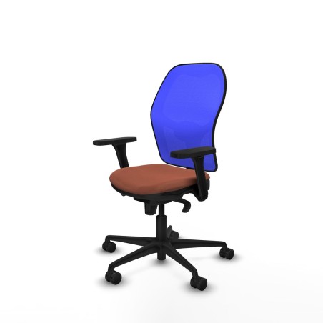 Sedia da Ufficio Piqueras y Crespo 3D036N0 Azzurro Marrone