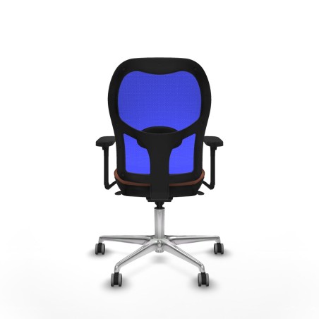 Chaise de Bureau Piqueras y Crespo 3D086G0 Bleu Marron
