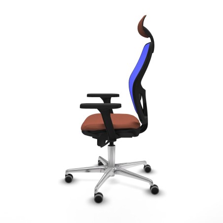 Sedia da Ufficio Piqueras y Crespo 3D086G1 Azzurro Marrone