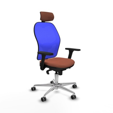 Bürostuhl Piqueras y Crespo 3D086G2 Blau Braun