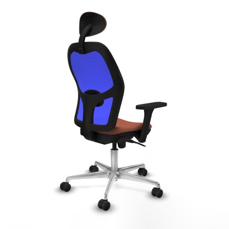 Sedia da Ufficio Piqueras y Crespo 3D086N1 Azzurro Marrone