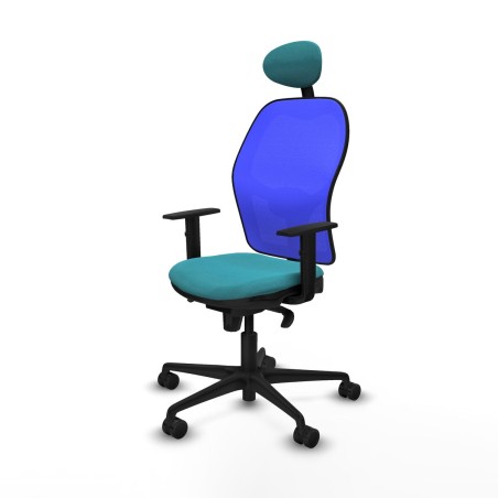 Office Chair with Headrest Jorquera Piqueras y Crespo 1D036N1 Turquois