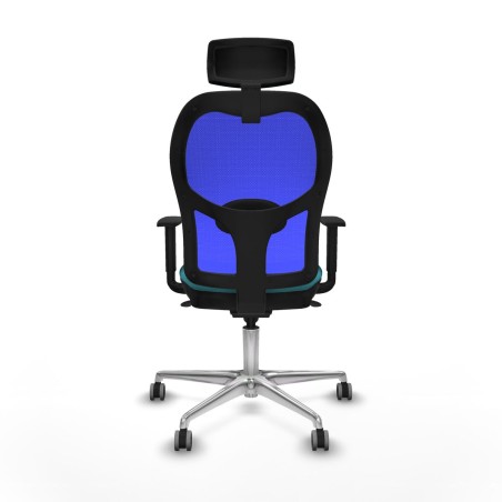 Sedia Ufficio con Poggiatesta Piqueras y Crespo 1D086G2 Turchese