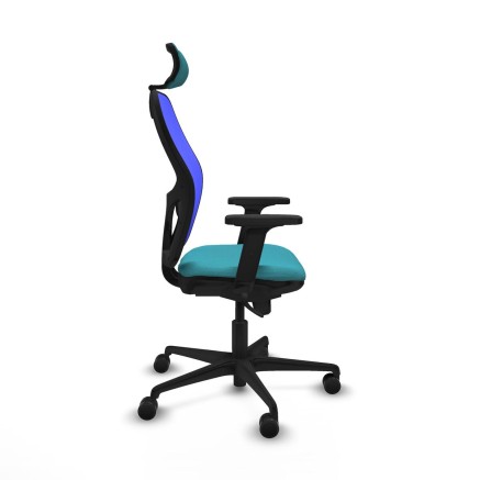 Office Chair Piqueras y Crespo 2D036N2 Turquoise 2