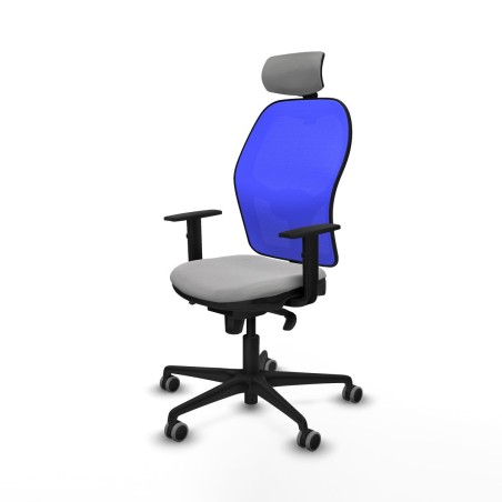 Sedia Ufficio con Poggiatesta Piqueras y Crespo 1D036G2 Grigio chiaro