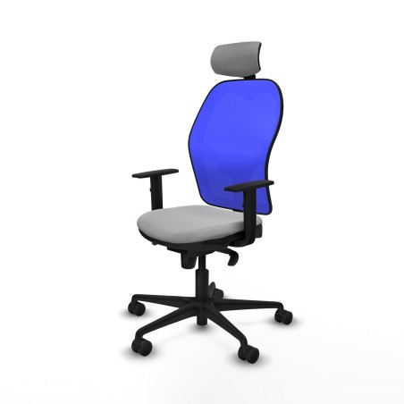 Sedia Ufficio con Poggiatesta Piqueras y Crespo 1D036N2 Grigio chiaro