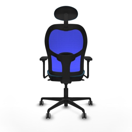 Office Chair Piqueras y Crespo 3D036G1 Blue Petroleum green