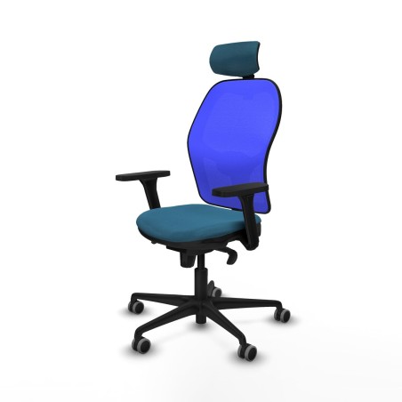 Sedia da Ufficio Piqueras y Crespo 3D036G2 Azzurro Verde petrolio
