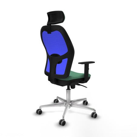 Office Chair with Headrest Piqueras y Crespo 1D086G2 Emerald Green