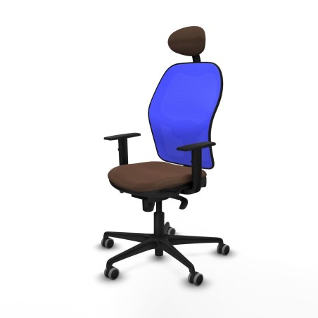 Bürostuhl mit Kopfstütze Jorquera Piqueras y Crespo 1D036G1 Blau Dun