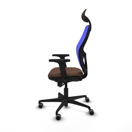 Sedia da Ufficio Piqueras y Crespo 2D036G1 Azzurro Marrone scuro