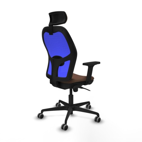Sedia da Ufficio Piqueras y Crespo 2D036G2 Azzurro Marrone scuro