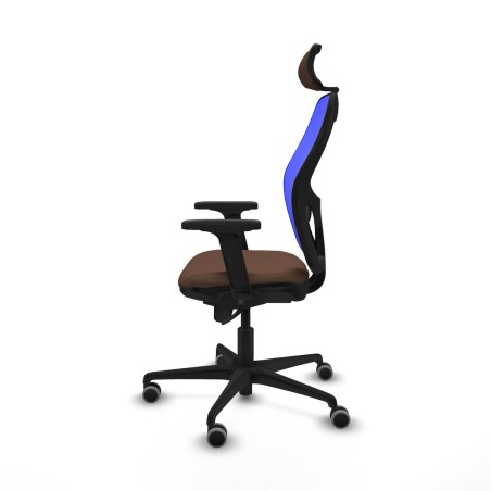 Sedia da Ufficio Piqueras y Crespo 2D036G2 Azzurro Marrone scuro