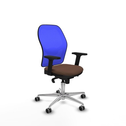 Bürostuhl Piqueras y Crespo 2D086G0 Blau Dunkelbraun