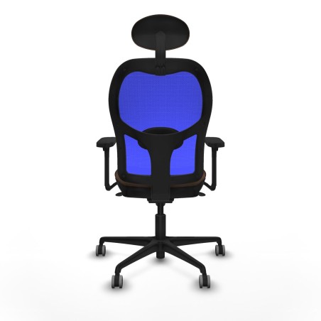 Sedia da Ufficio Piqueras y Crespo 3D036G1 Azzurro Marrone scuro