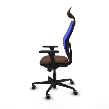Sedia da Ufficio Piqueras y Crespo 3D036G1 Azzurro Marrone scuro