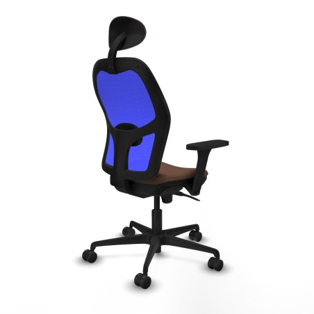 Office Chair Piqueras y Crespo 3D036N1 Blue Dark brown