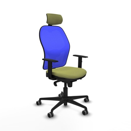 Sedia Ufficio con Poggiatesta Piqueras y Crespo 1D036G2 Verde