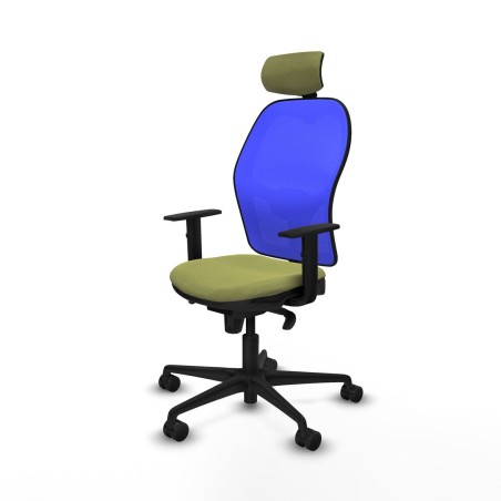 Chaise de Bureau avec Appui-tête Piqueras y Crespo 1D036N2 Vert