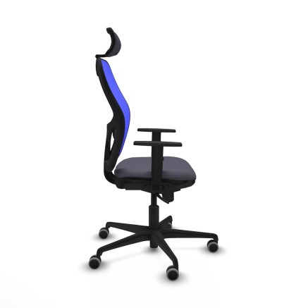 Sedia Ufficio con Poggiatesta Piqueras y Crespo 1D036G2 Grigio scuro 2