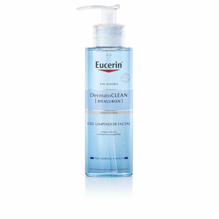 Gel Detergente Viso Eucerin DermatoCLEAN Hyaluron Pelli sensibili (200