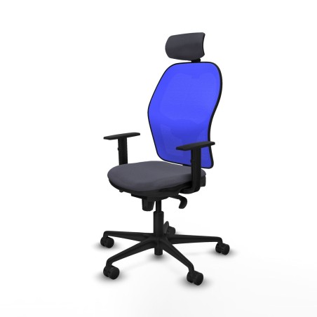 Office Chair with Headrest Piqueras y Crespo 1D036N2 Dark grey