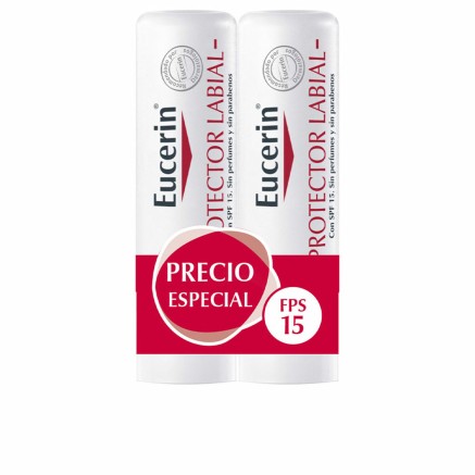 Protettore Labbra Eucerin Protector Labial Lote 2 Unità Spf 15 Pack 4