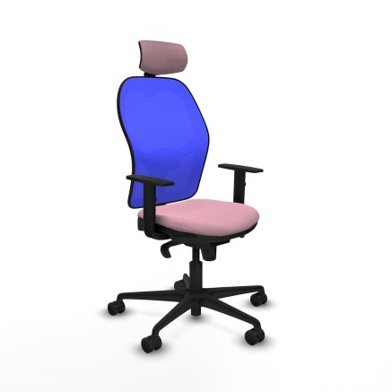 Bürostuhl mit Kopfstütze Piqueras y Crespo 1D036N2 Rosa