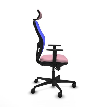 Office Chair with Headrest Piqueras y Crespo 1D036N2 Pink 2