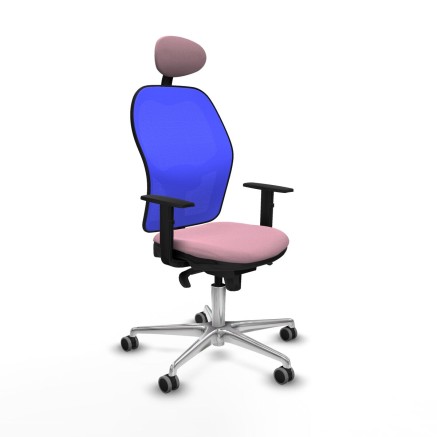 Bürostuhl mit Kopfstütze Jorquera Piqueras y Crespo 1D086G1 Rosa