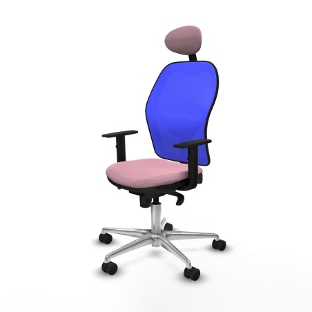 Office Chair with Headrest Jorquera Piqueras y Crespo 1D086N1 Pink
