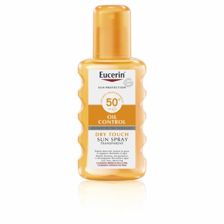 Crème Solaire pour le Corps en Spray Eucerin Transparent SPF 50 (200