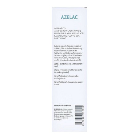 Acne-behandeling Sesderma Azelac Gezichtslotion 100 ml