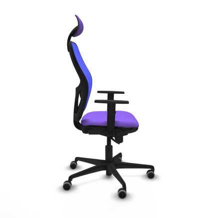Office Chair with Headrest Jorquera Piqueras y Crespo 1D036G1 Lilac 2