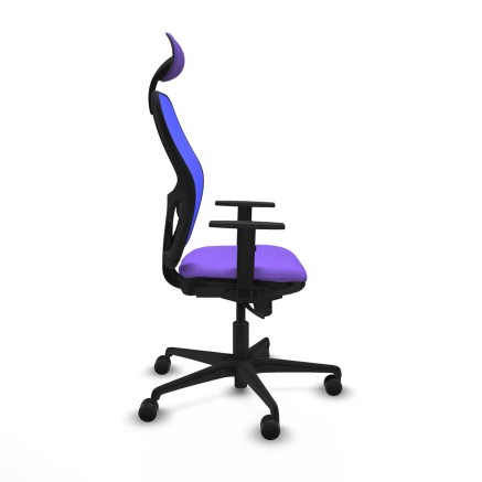 Office Chair with Headrest Jorquera Piqueras y Crespo 1D036N1 Lilac 2