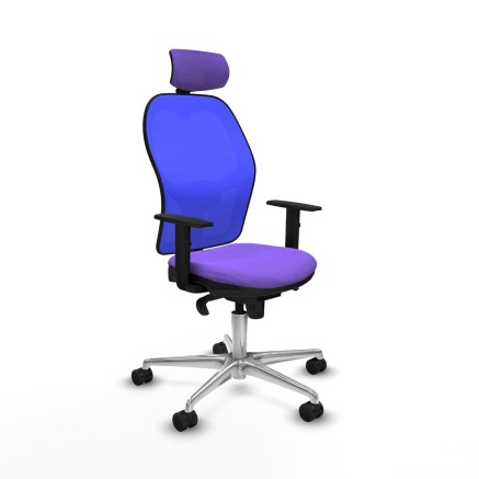 Office Chair with Headrest Piqueras y Crespo 1D086N2 Lilac