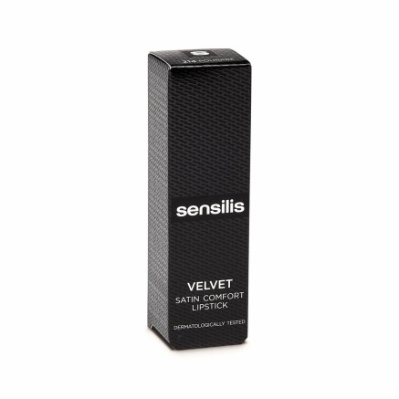 Feuchtigkeitsspendender Lippenstift Sensilis Velvet 214-Pourpre Satin 2