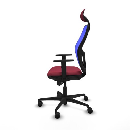Office Chair with Headrest Jorquera Piqueras y Crespo 1D036N1 Maroon