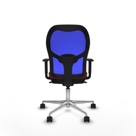 Sedia da Ufficio Piqueras y Crespo 1D086N0 Rosso Granato