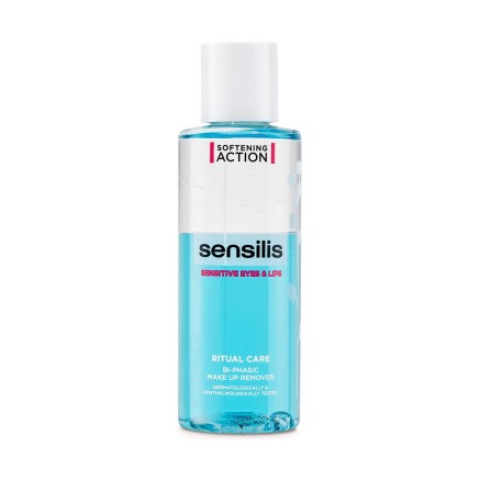 Démaquillant visage biphasé Sensilis Ritual Care Yeux Lèvres (150 m