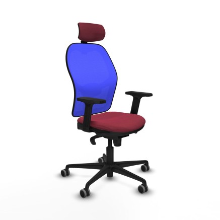 Sedia da Ufficio Piqueras y Crespo 2D036G2 Rosso Granato