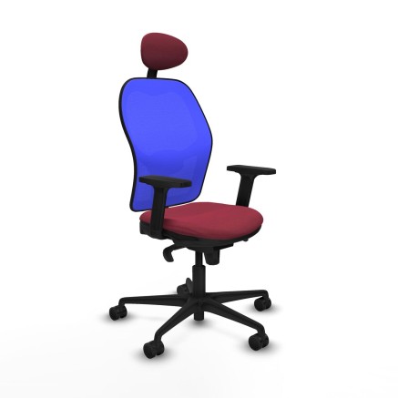 Sedia da Ufficio Piqueras y Crespo 2D036N1 Rosso Granato