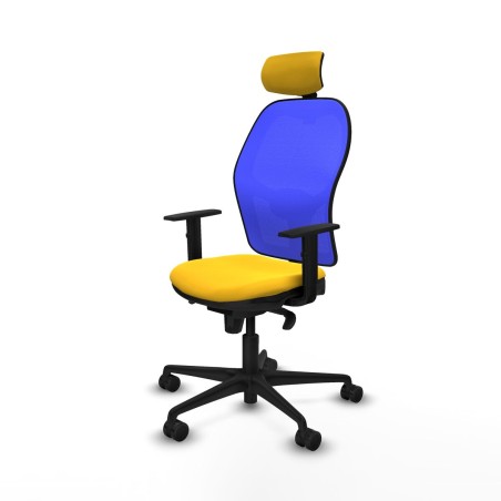 Bürostuhl mit Kopfstütze Piqueras y Crespo 1D036N2 Gelb