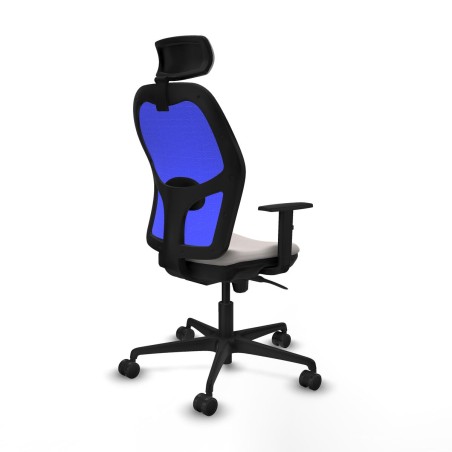 Sedia Ufficio con Poggiatesta Piqueras y Crespo 1D036N2 Bianco