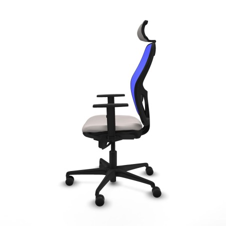 Sedia Ufficio con Poggiatesta Piqueras y Crespo 1D036N2 Bianco