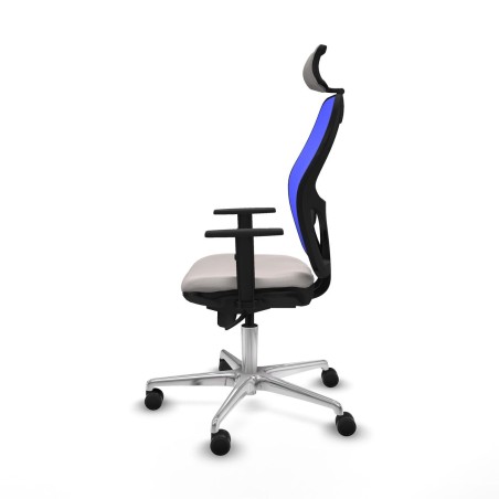 Chaise de Bureau avec Appui-tête Piqueras y Crespo 1D086N2 Blanc
