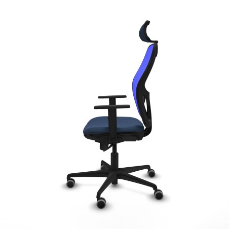 Chaise de Bureau avec Appui-tête Piqueras y Crespo 1D036G2 Blue marin