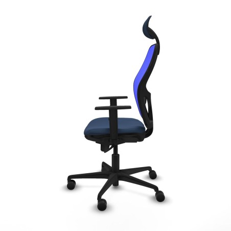 Sedia Ufficio con Poggiatesta Jorquera Piqueras y Crespo 1D036N1 Blu M